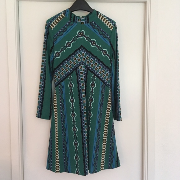 Free People - Patterned Mini Dress - Picture 1 of 4